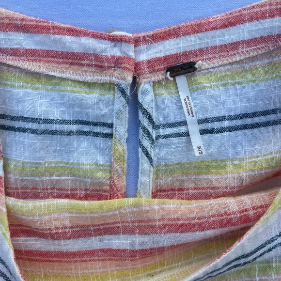 Free People Multicolor Striped Mini Dress - Picture 5 of 9